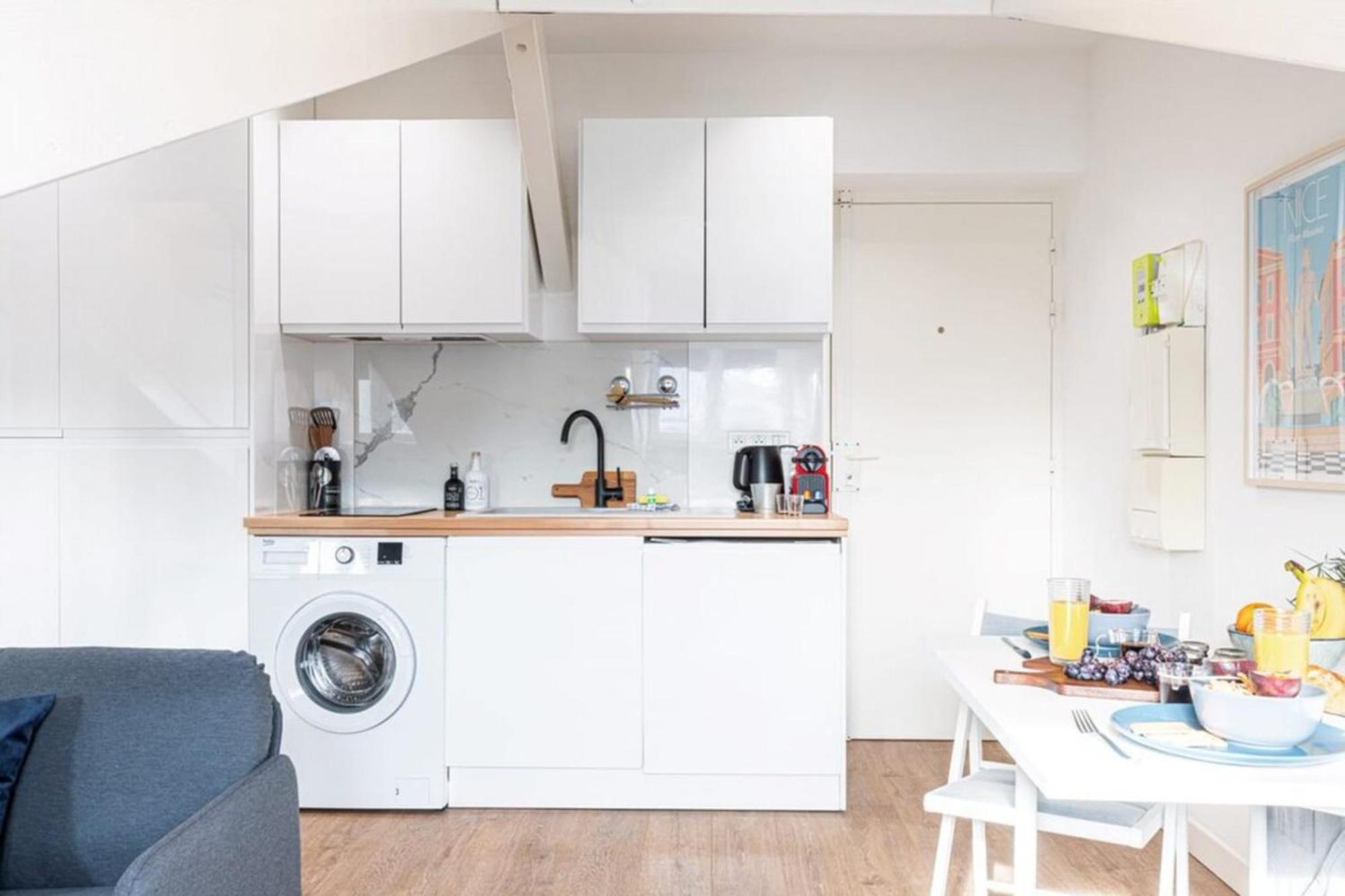 Deroulede - Superb Studio Suite W Ac Downtown Nice Extérieur photo