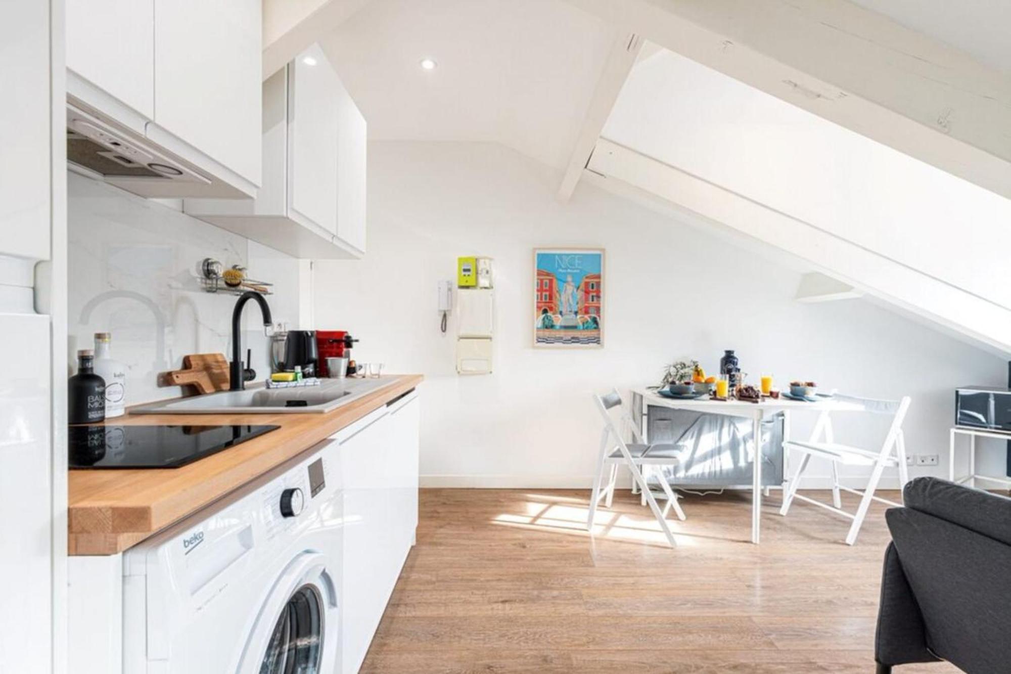 Deroulede - Superb Studio Suite W Ac Downtown Nice Extérieur photo